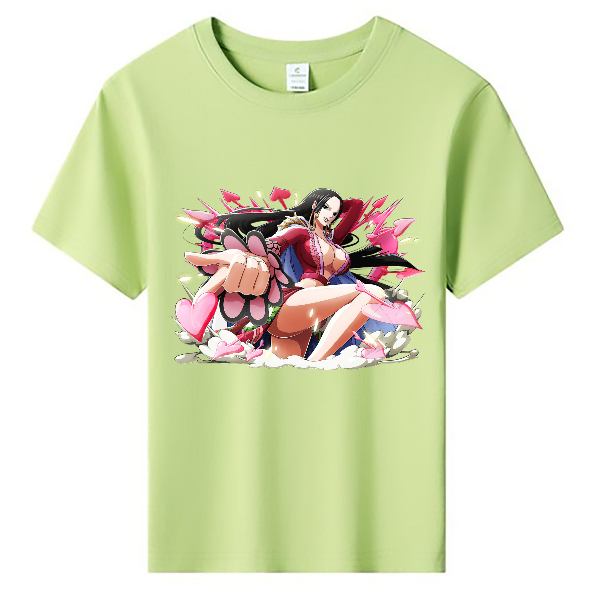ワンピース ボア・ハンコック ONE PIECE Boa·Hancock 綿100％キッズTシャツ（フロントプリント）